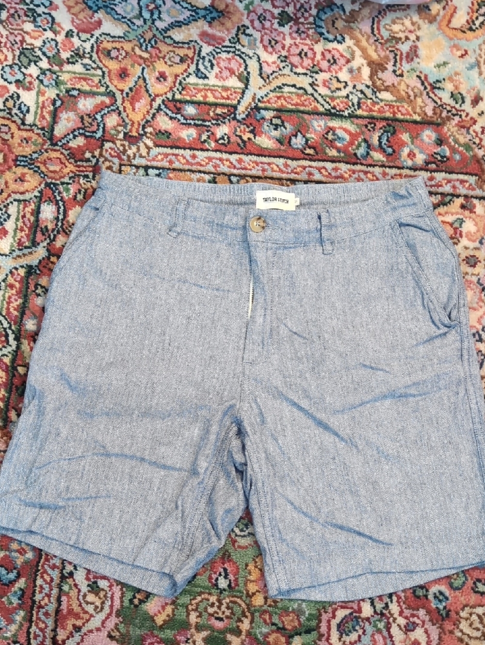 Taylor Stitch Men's Blue Easy Shorts